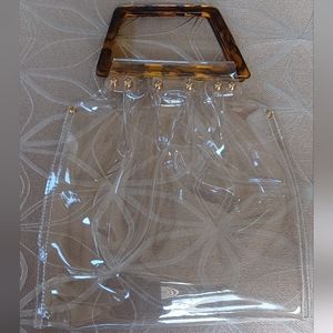 Vintage Clear Plastic Purse!